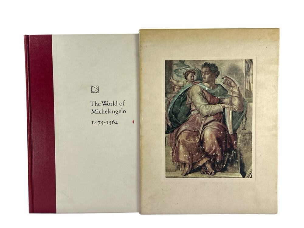 1966 The World of Michelangelo 1475-1564 Time Life Library Art Book Slipcase
